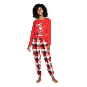 Red Santa Long Sleeve Shirt